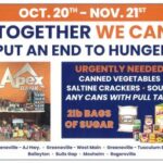 Apex Bank's Together We Can Put an End to Hunger Food Drive