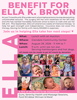 BENEFIT FOR ELLA K. BROWN